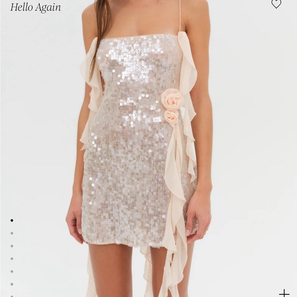 NWT For Love and Lemons Sydney Sequin Mini Dress - Picture 4 of 4